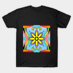 Psychedelic Flower 4 | AI Generated design by @remlorart T-Shirt T-Shirt